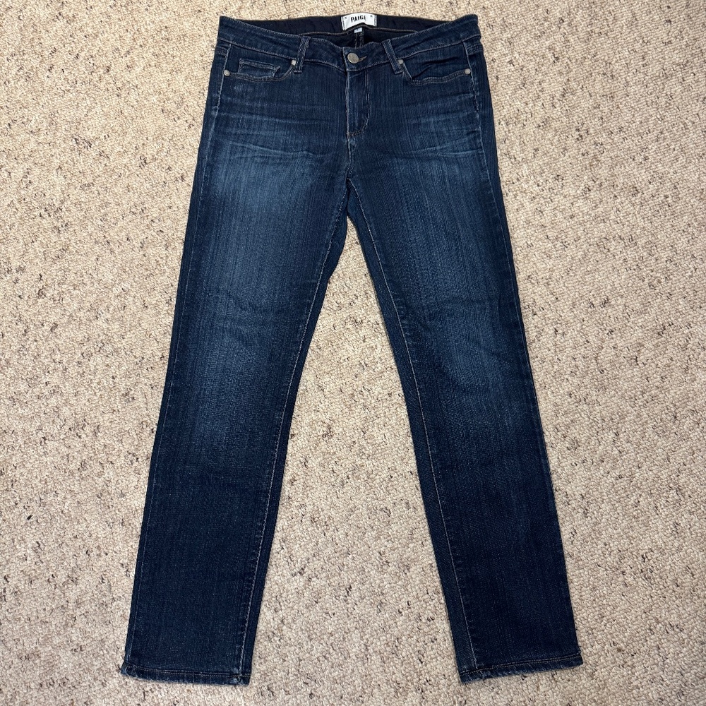 Paige Skyline Skinny Dark Wash